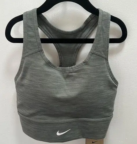 Nike Swoosh Sports Bras Women - Grey, White