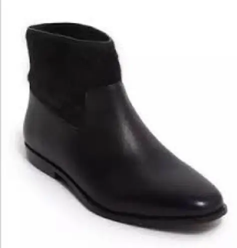 Saint & Libertine women black leather short boots Size 6