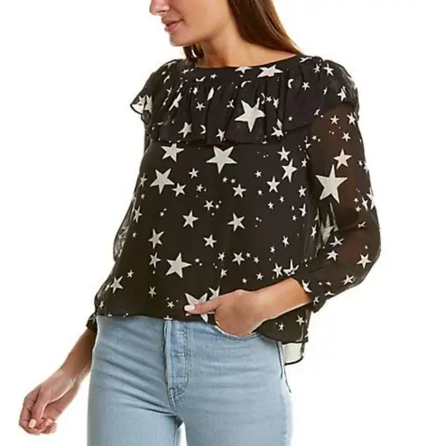 Farm Rio ππ Stardust Blouse Star Print XS NWT