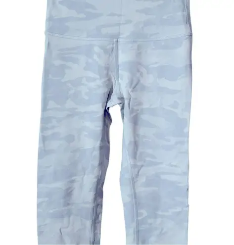 Lululemon Wunder Under High Rise Tight 28" Luxetreme Incognito Camo Size 4 Gray