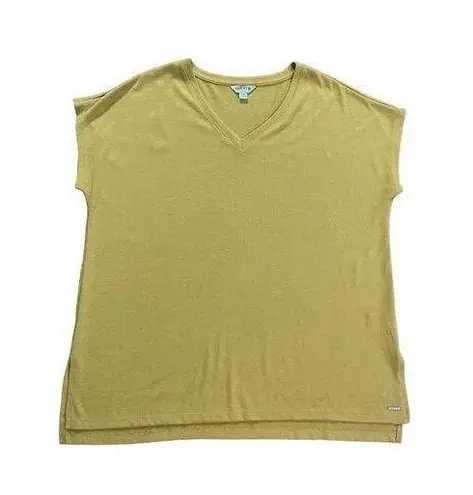 Orvis womens yellow basic top sz XL