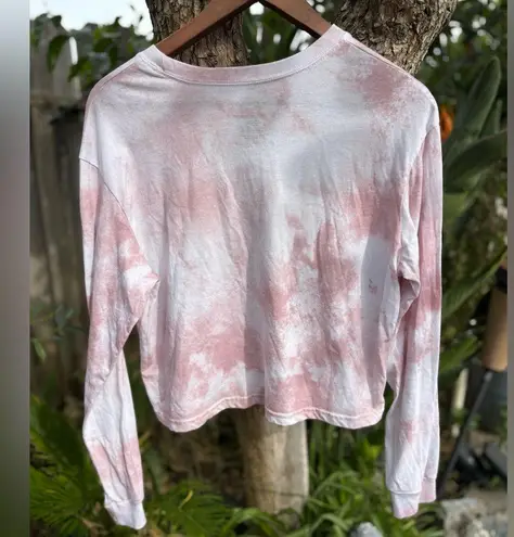 Love Tribe MTV Music Television Tie-Dye Long Sleeve Relaxed Fit Shirt