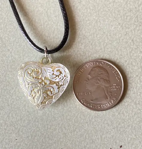 Handmade chic fairy cottage vintage retro style heart necklace🌿✨