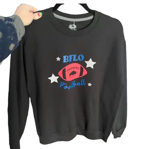 Buffalo Bills Sweatshirt Black Size M