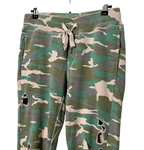 NSF Sayde Camouflage Distressed Joggers Women’s Size S