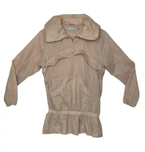 Adidas x Stella Mccartney womens size 36 Small peach windbreaker pullover pink