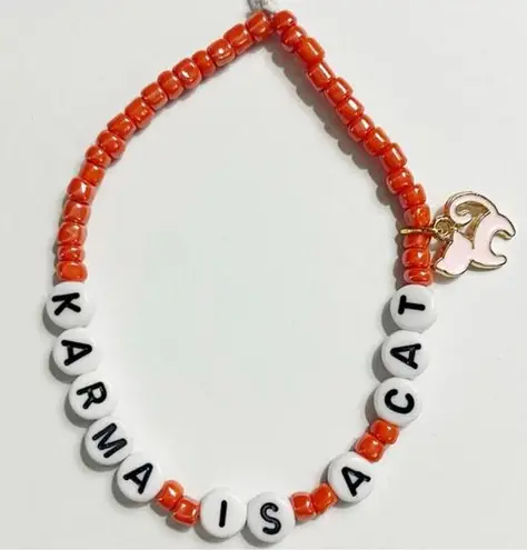 Handmade Tour Friendship Bracelet Karma Is A Cat Midnights