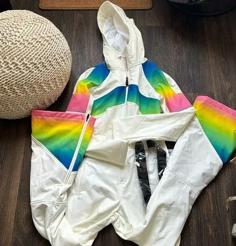 Perfect Moment Tinges Snow Suit White Size M