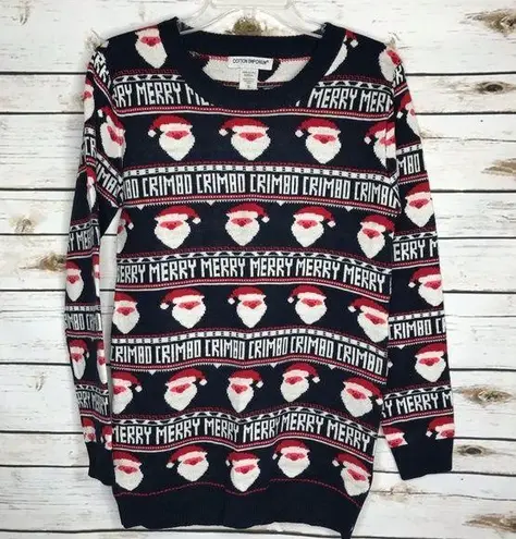 Cotton Emporium  Merry Crimbo Xmas Sweater  S