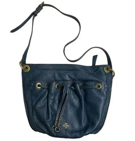 OrYANY Celine Italian Grain Leather Bag Crossbody Shoulder Purse Marine Blue