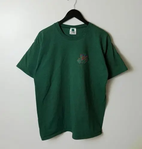 Vintage Edisto Beach SC Green XL Crest Logo USA Made Tee South Carolina Unisex