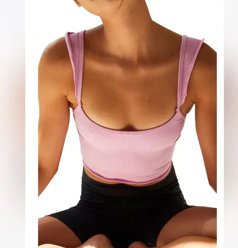 Free People Movement Free Throw Ruffle Longline Bralette Size M