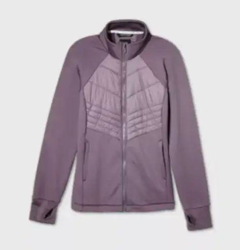 All In Motion  Jacket Sweatshirt XS Womens Purple Zip Up Athletic Long Sleeve NWT