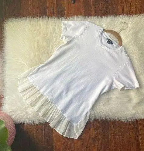 SABIE Coquette white tee top Hi