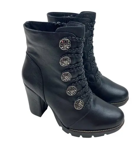 Vialibera Heeled Black Boots Women’s 7.5