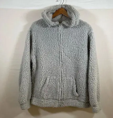 Brooklyn Cloth ❤️ HP ❤️ 🎉 Women’s light gray Sherpa full zip Jacket Small