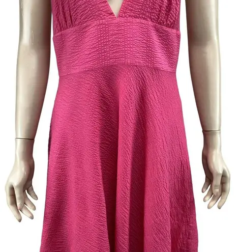 J.Crew  Womens Halter Neck Pink Sleeveless Dress Size 12 Y2K 2006