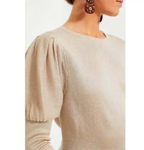 NWT Tuckernuck POMANDER PLACE Brielle in Tan Knit Maxi Sweater Dress S