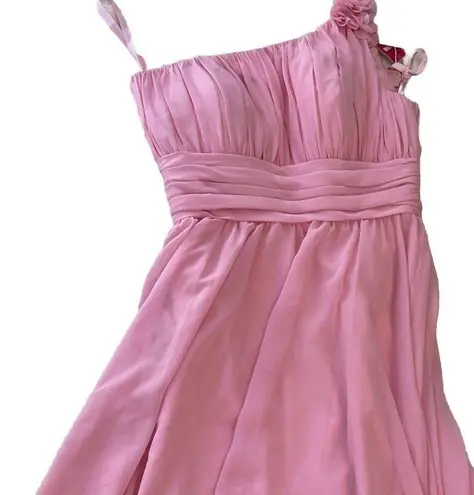 Madeline Gardner Formal Dress Women’s Sz 8 Pink Rose Long Dress MoriLee NWT