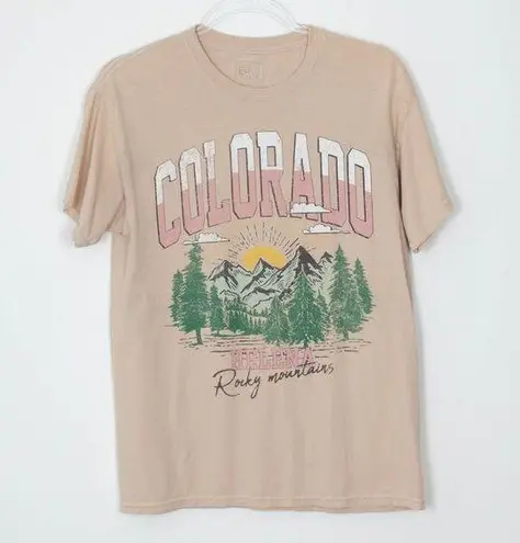 Full Tilt  Oversized Colorado Graphic Tee Shirt Women's Size Small