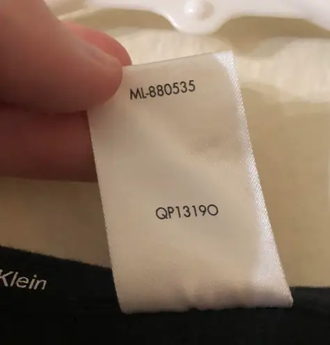 Calvin Klein Hashtag Sleep Shirt CK Henley Ribbed Black 24 From Charlie