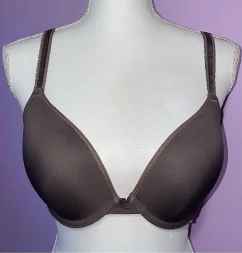 Wacoal Embrace Lace Push Up Bra 858191 Women Size 34D Neutral Dark Brown