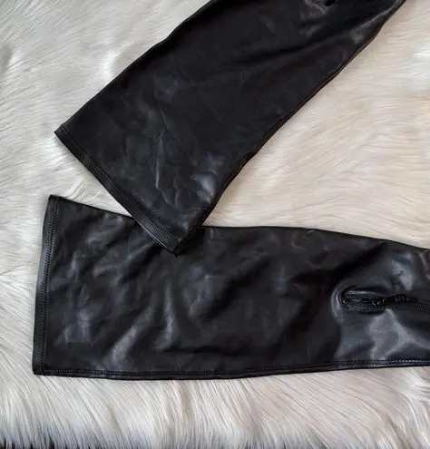 Azalea Wang Black Late Nights Over the Knee Boots Size 11