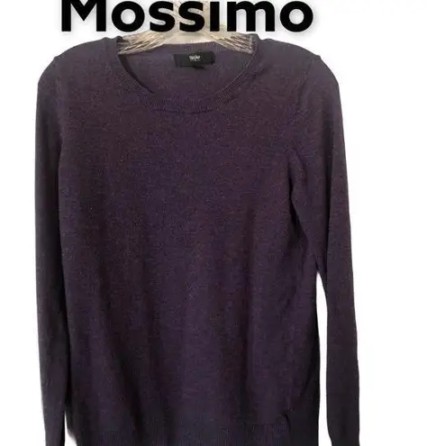 Mossimo Long Sleeve Crewneck Pullover Sweater Purple M Size M