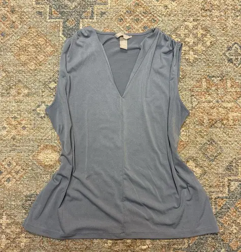 H&M  Slate Gray Blue Blouse