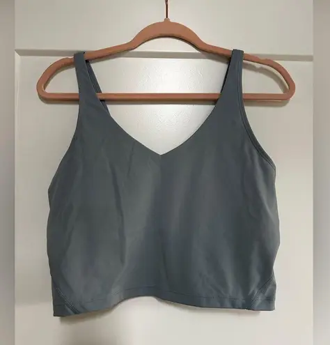 Tank Top Shelf Bra in Belgian Blue Size Large