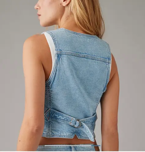 American Eagle Medium Denim Vest