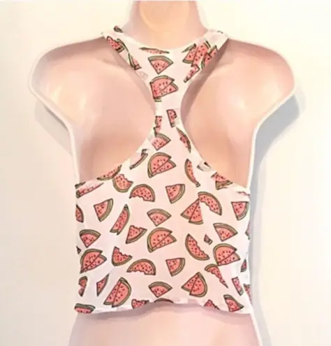 Bethany Mota π Watermelon cropped tank top