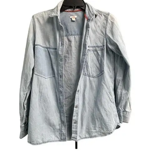 Fossil  Chambray Shirt Size Small