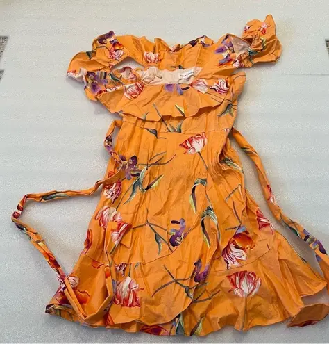 Privacy Please Bellview Mini Dress in Orange