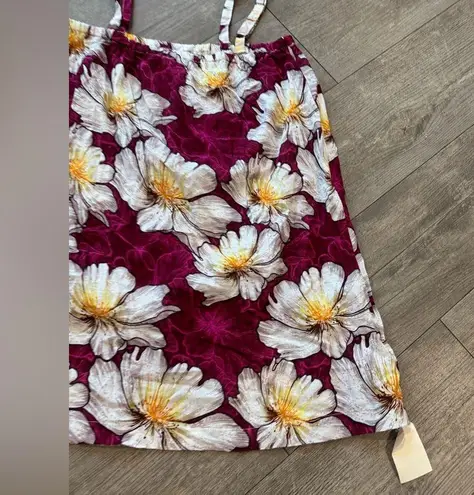 Simonetta White and Yellow Sundress Sleeveless Spaghetti Strap