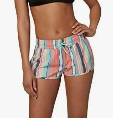 O'Neill  Water Resistant Stretch Swim Boardshorts Multi Color Stripe Small Beach - Image 5