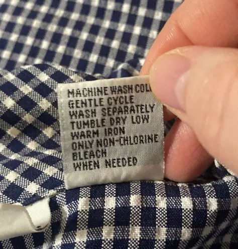 Vintage seersucker gingham bomber embroidered and embellished stars size 10 White