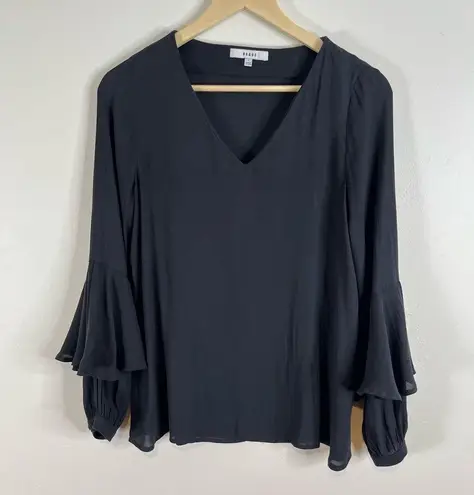 Ro & De  | Bell Sleeve Blouse Size Small Black