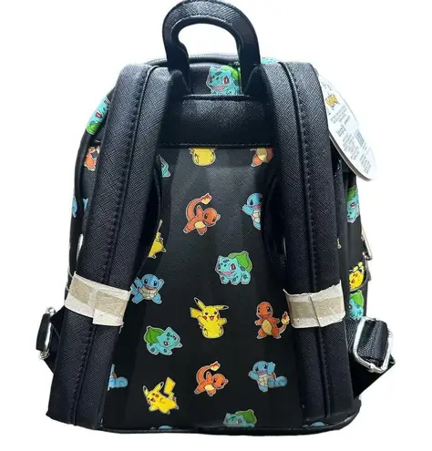 Lounge Fly Pokemon Starters Mini Backpack With Front Zippered Pouch NEW WITH TAGS