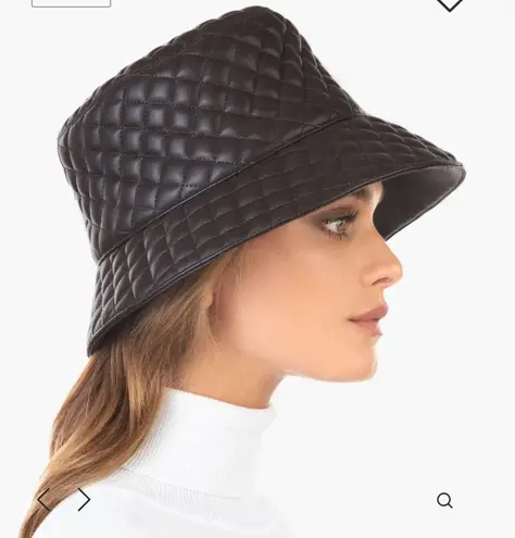 Quilted Bucket Hat Black