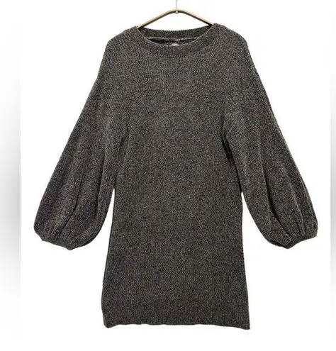 Something Navy Women’s Sweater Dress Mini Balloon Sleeves Size XS