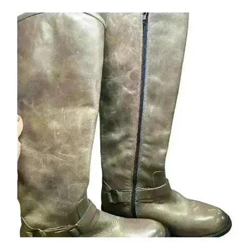 Hinge Dakota Knee High Outer Leather Riding Boots Size 5.5 new