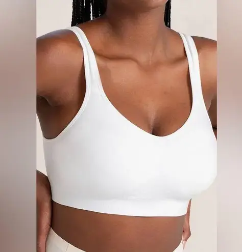 SHAPERMINT ESSENTIALS white wireless bra adjustable straps 3 hook NEW size L Size L