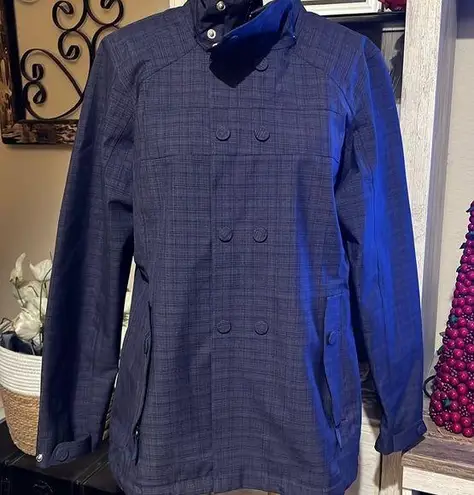 REI E1 Elements Rain Jacket Women's L purple Full Zip Size L