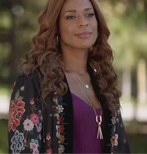 Johnny Was Velvet-Trim Floral Kimono/Jacket NWT (oversized)