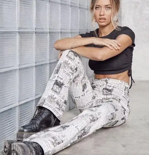 Motel Zevon Flare Trouser Pants XS Tarot