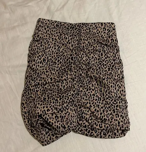ZARA  cheetah skirt XS
