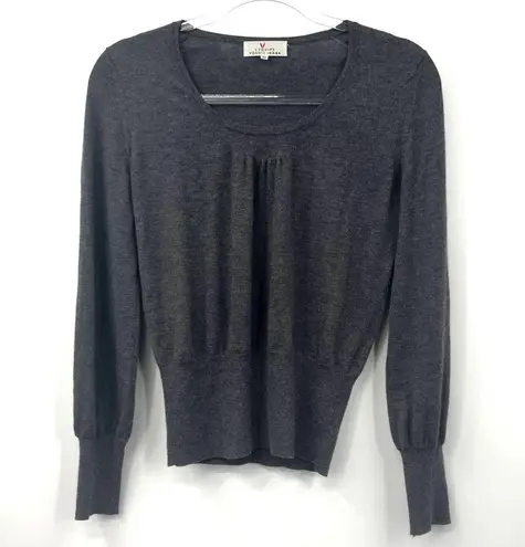 L'EQUIPE YOSHIE INABA Sweater Pullover top Long Sleeve Solid Dark Gray Size 38
