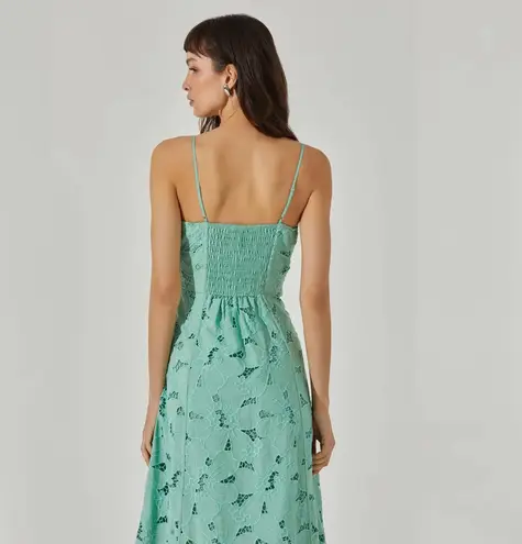 ASTR the Label Floral Lace Eyelet Dress