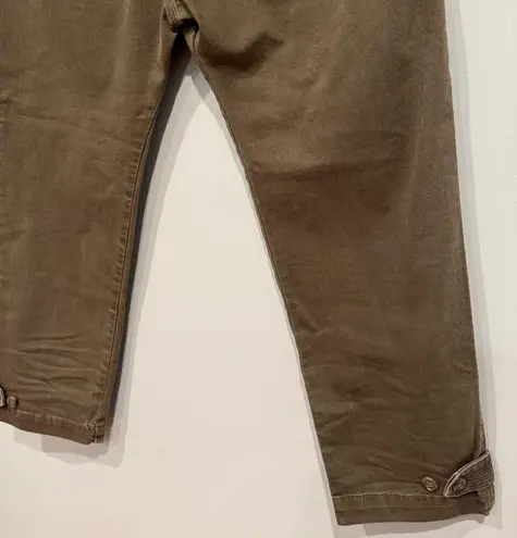 Fidelity Denim Jaxton Slouchy Relaxed Cargo Jean in Belmont Olive NWT Green Size 28